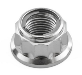 Pro-Bolt Titanium Tandwielmoer M10x(1.00mm) Bi-Hex