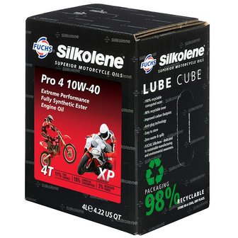 Fuchs Silkolene Pro 4 10W-40 4T 4L