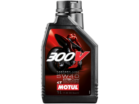 MOTUL 300V 4T Factory Line wegrace 5W40 motorolie - 1&nbsp;Liter