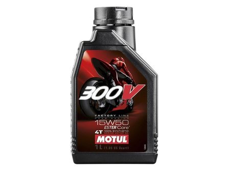 MOTUL 300V 4T Factory Line wegrace 15W50 motorolie - 1&nbsp;Liter