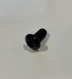 Torxbout bolkop M5x10 DIN/ISO 7380 TXS A2 zwart (10 stuks)