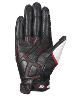 Moge Racing Handschoenen Ademend (zwart/wit/rood)