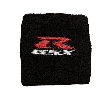 GSXR brake reservoir sock (zwart/rood)