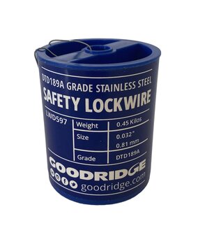 Goodridge borgdraad 0,81MM 450GR