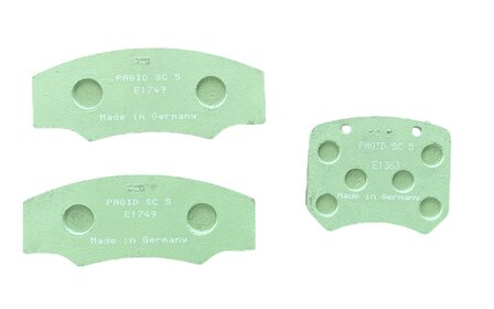 Pagid Racing remblokken set F1 LCR/RSR/ARS SC5-5-5 E1749-E1749-E1363