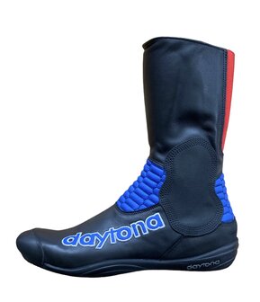 Daytona zijspan laarzen (zwart/blauw/rood)