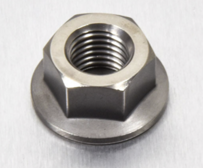 Pro-Bolt Titanium schokbreker flensmoer M12x(1.50mm)