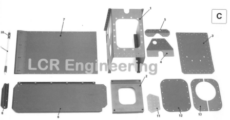 LCR chassis onderdeel C1 (1996-2009)