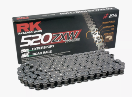 RK Racing Chain XW-Ring Chain 520ZXW 94L (Zilver)