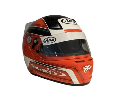 Arai vizier sticker (wit)