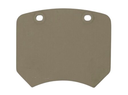 RVS remblok plaat E1363