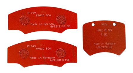 Pagid Racing remblokken set F1 LCR/RSR/ARS SC4-4-4 E1749-E1749-E1363