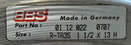 BBS Velgdeel buiten 1.5 x 13'' gebruikt (1)