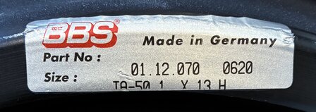 BBS Velgdeel buiten 1.0 x 13'' zwart B-keuze (1)