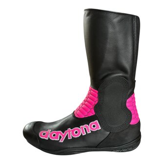 Daytona zijspan laarzen (zwart/neon roze)