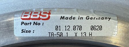 BBS Velgdeel buiten 1.0 x 13'' B-keuze (2)