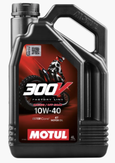 MOTUL 300V 4T Factory Line wegrace 10W40 motorolie 4L