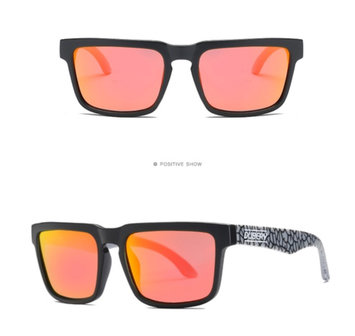 Dubery zonnebril grijs/zwart/oranje