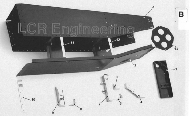 LCR chassis onderdeel (B2)