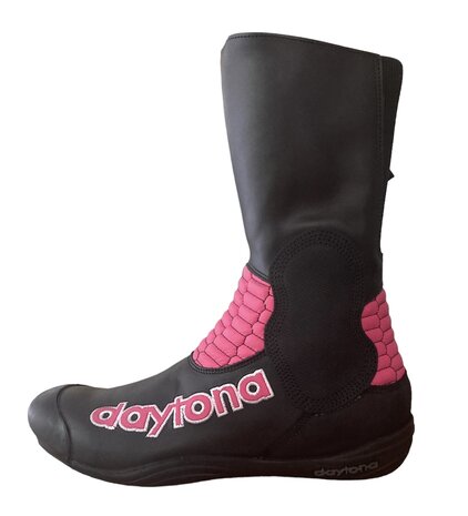 Daytona zijspan laarzen (zwart/roze)