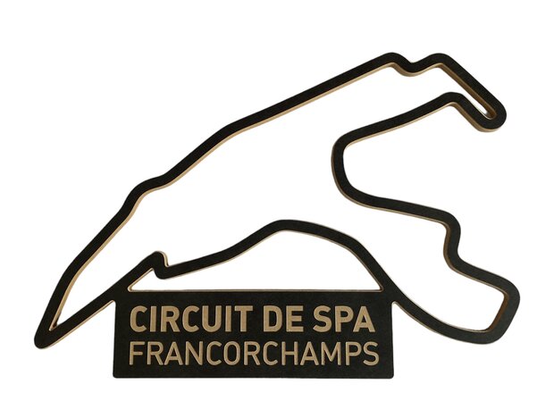 Houten racecircuit Spa Francorchamps