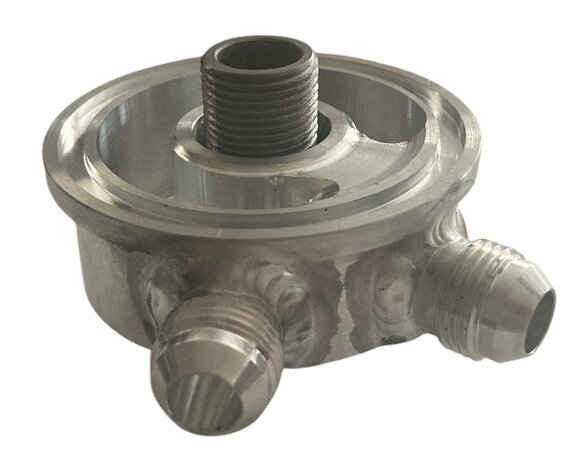 LCR Yamaha R6 warmtewisselaar (olie leiding adapter)