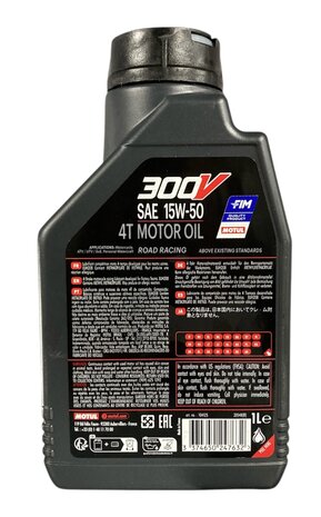 MOTUL 300V 4T Factory Line wegrace 15W50 motorolie - 1 Liter