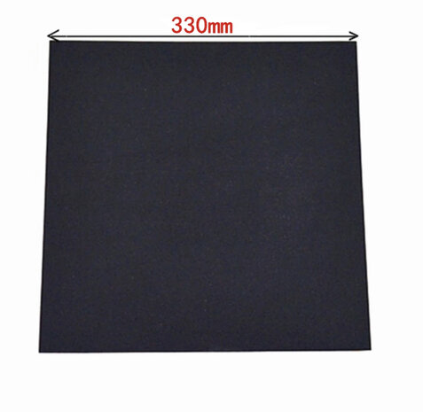 Race seat foam self-adhesive 330mm-330mm-12mm