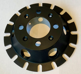 Sidecarshop Brake Bell voor 70/75 vliegtuig aluminium 