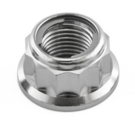 Pro-Bolt Titanium Tandwielmoer M10x(1.00mm) Bi-Hex