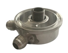 LCR Yamaha R6 warmtewisselaar (olie leiding adapter)